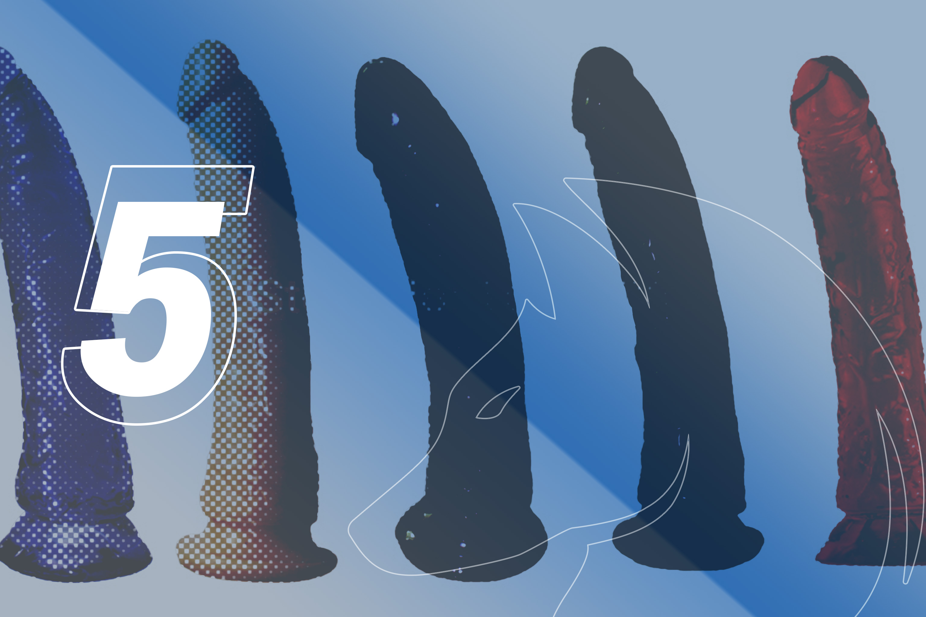 5 dildos, Penises, Links, 5 For the Weekend