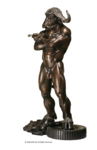 Naked, Nude, Bronze Statue, Minotaur, Bull, Penis, Balls, Furry, Gay