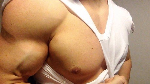 Huge Pecs, Massive Muscle, Tits, Male, Bodybuilder, Pectoral, Titties, Tiddies, Nips, Nipples, Strain, Flex