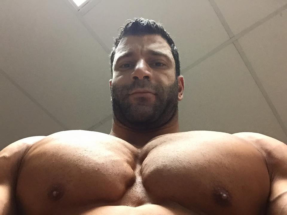 Huge Pecs, Massive Muscle, Tits, Male, Bodybuilder, Pectoral, Titties, Tiddies, Nips, Nipples, Strain, Flex