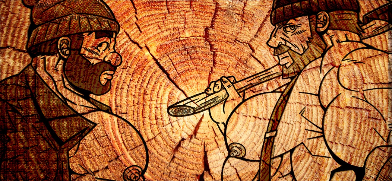 Lumberjack, Lumbersexual, guffaw-coccyx, 木こりの師弟 | Kikori no shitei, Manga, Comic, Graphic Novel, Gay, Illustration