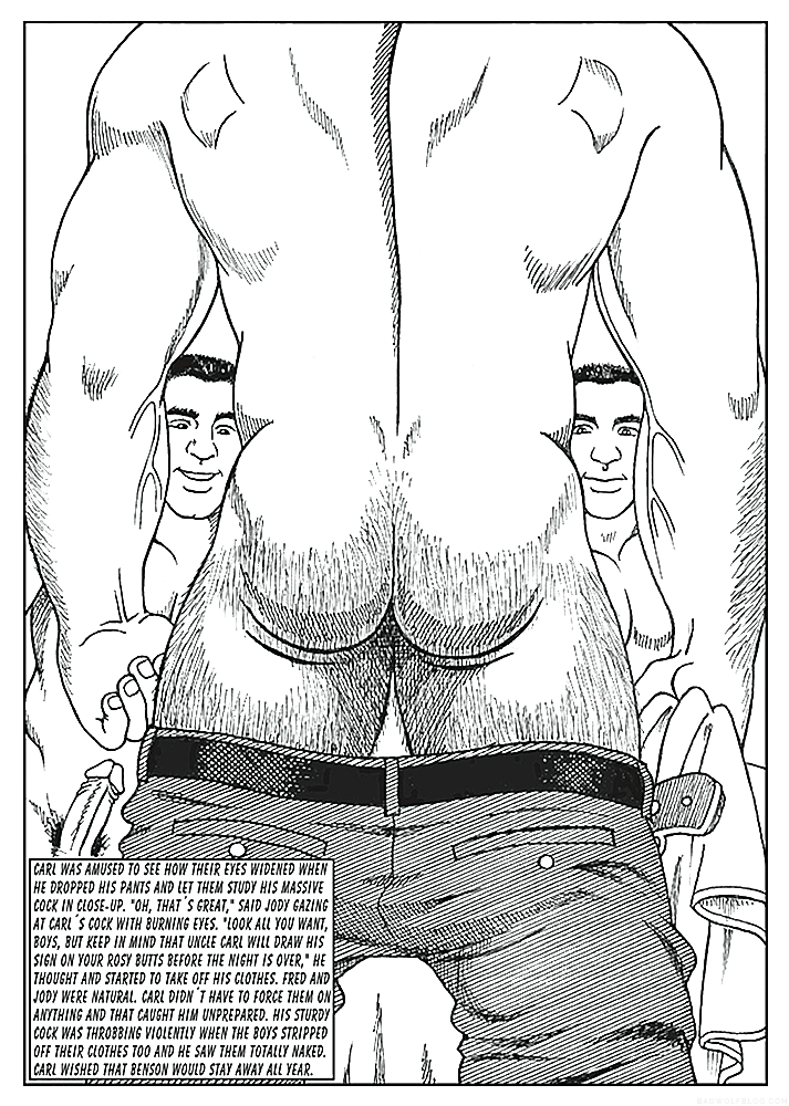 Julius, The Hardon Twins, Mystery of the Golden Cocking, Incest, Father, Son, Twins, Twincest, Gay, XXX, Illustration, Cartoon, Graphic Novel