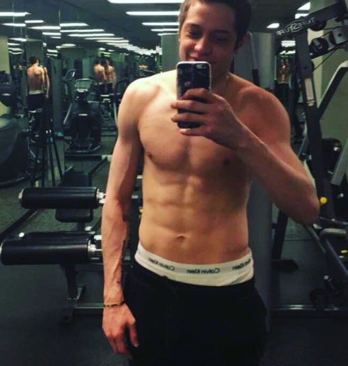 Pete Davidson, Masturbate, Left Hand, Update, Sexy, Naked, Nude, Jacking Off, Nutt, Happy, Abs, Gym, Fit