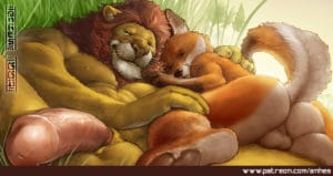 Anhes, Anthro, Furry, Zootopia, Gay, Muscle, Sexy, Illustration, Art, Cartoon