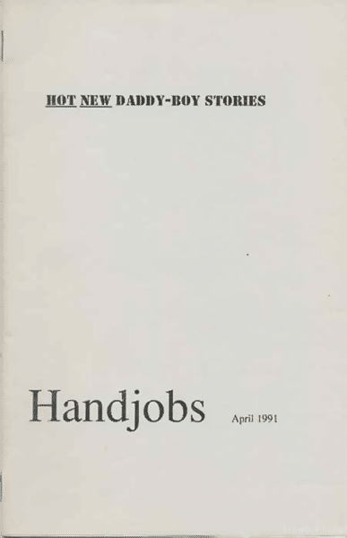 Inaugural Edition of Handjobs Magazine from April 1991